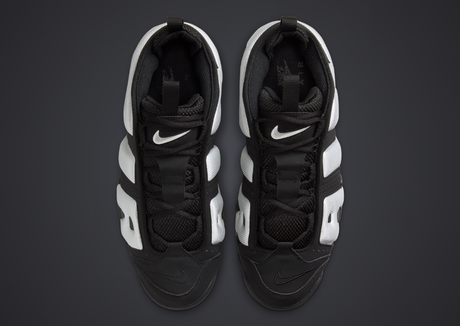 Nike Air More Uptempo Low Black Photon Dust Top