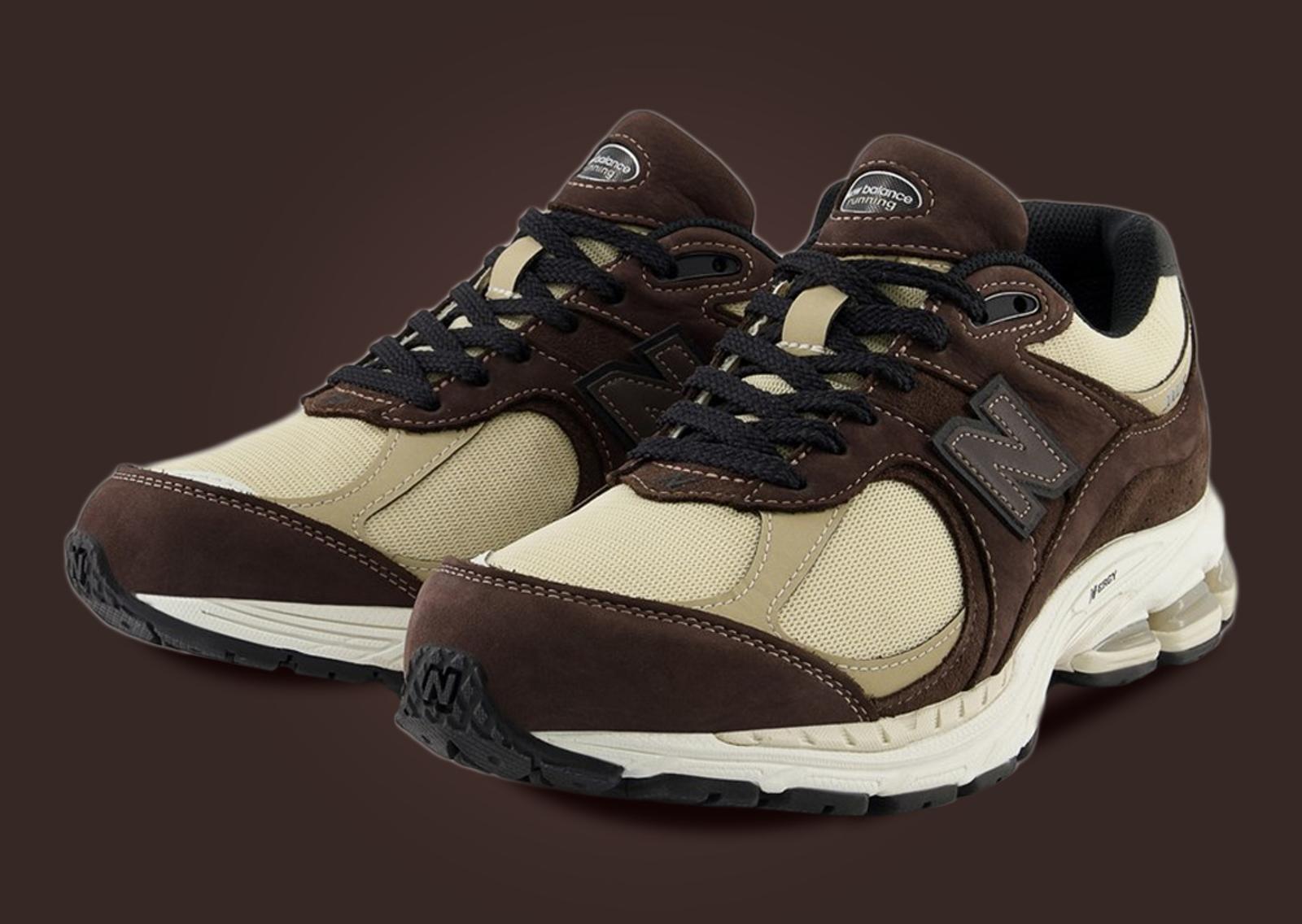 New Balance 2002R Gore-Tex Chocolate Angle Pair