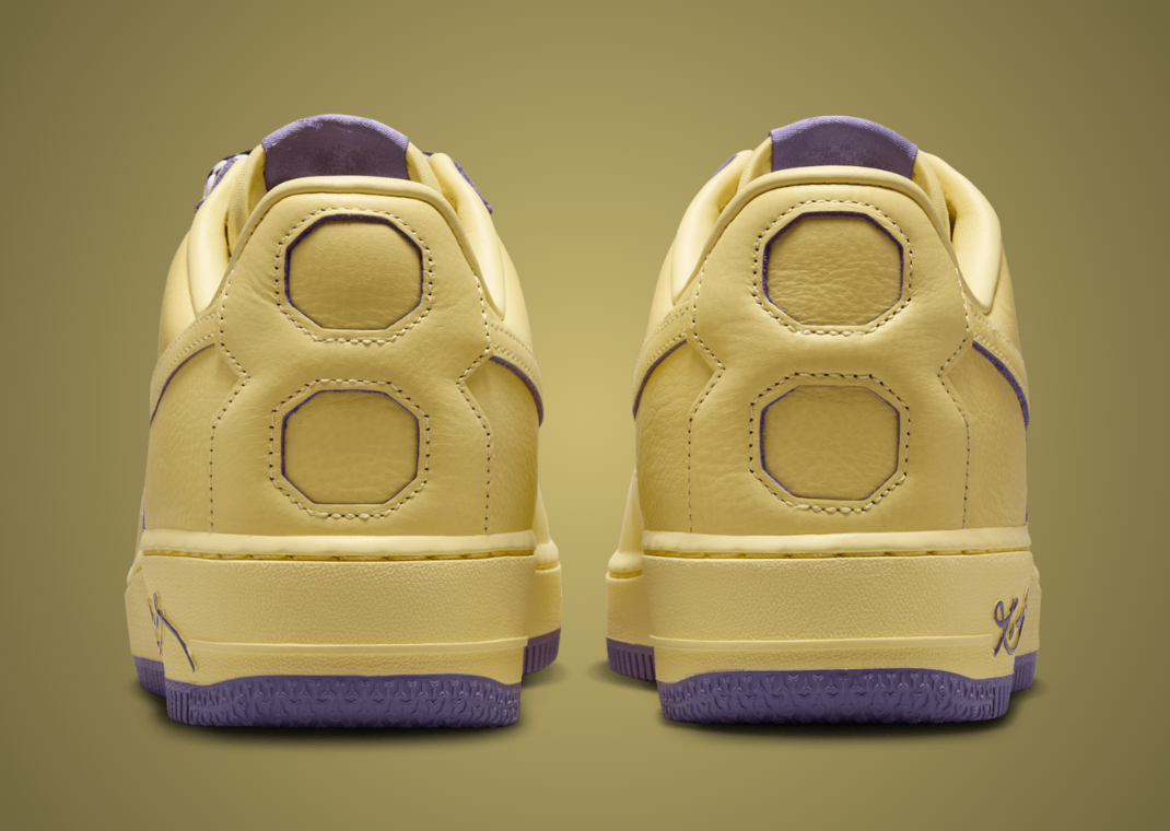 Nike Air Force 1 Kobe 8 ホワイト/イエロー/パープル Kobe Bryant x Nike Air Force 1 Low Protro Soft Yellow - Jun