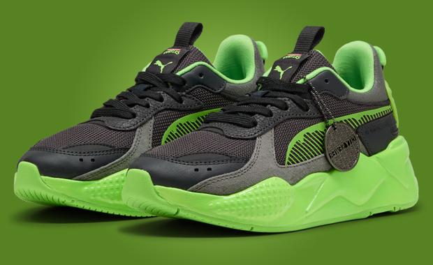 The Kids’-Exclusive Teenage Mutant Ninja Turtles x Puma RS-X Releases February 2025