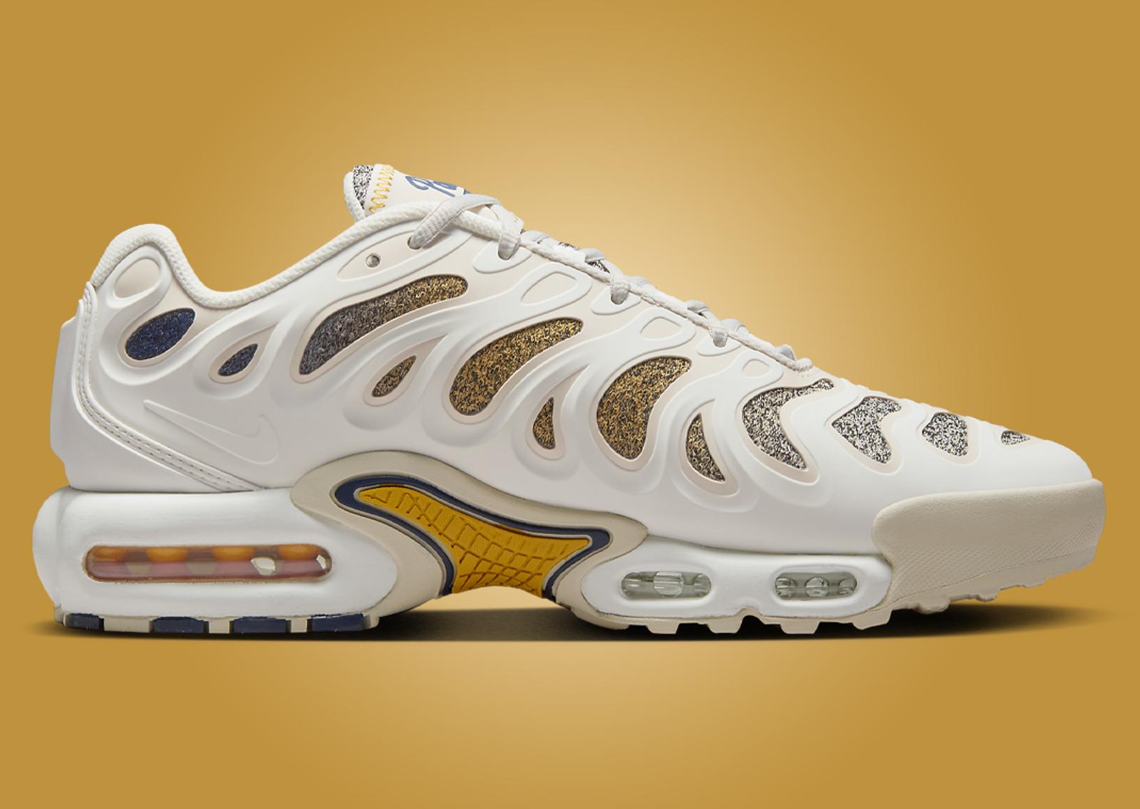 PSG x Nike Air Max Plus Drift White Wheat Gold Medial