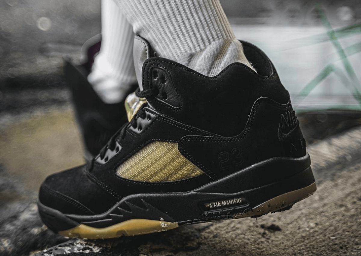 A Ma Maniére Air Jordan 5 Black FD1330-001 Release Date