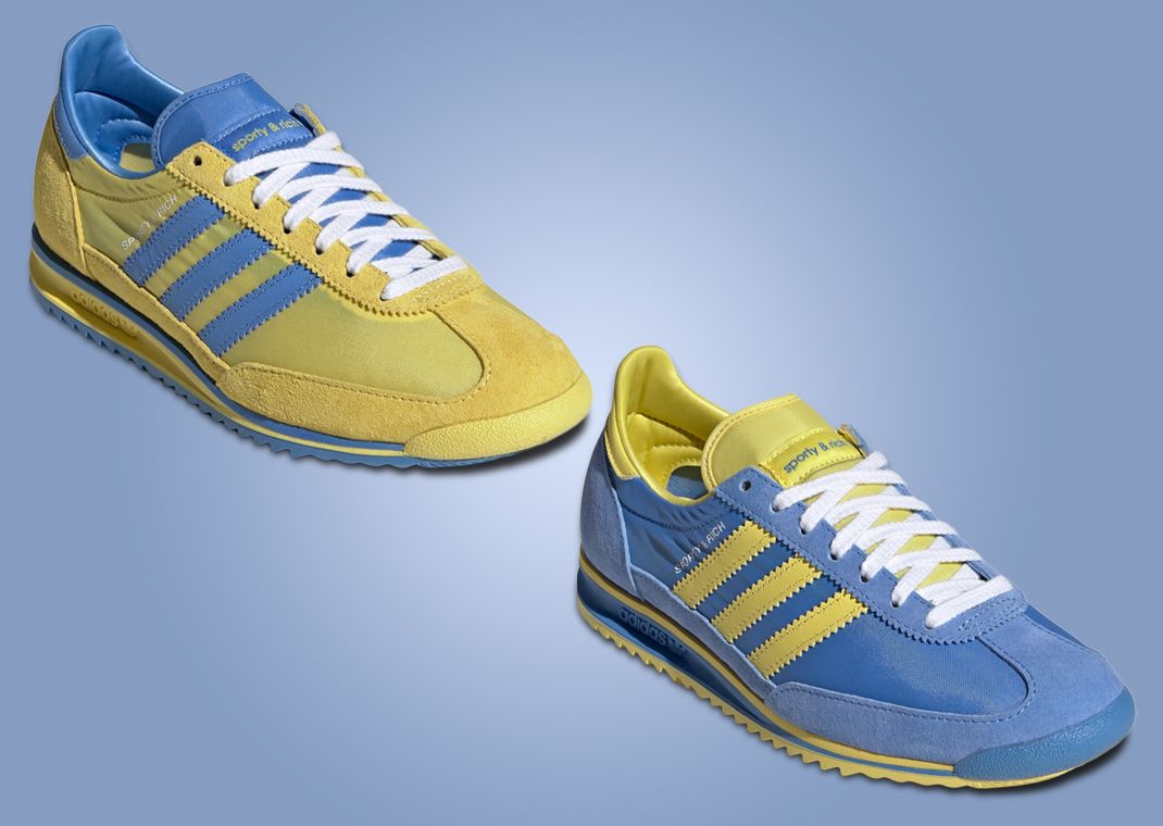 ★adidas OG x Sporty&Rich★SL 72★イエロー/ブルー★ SL72 - Yellow/Blue – Sporty & Rich
