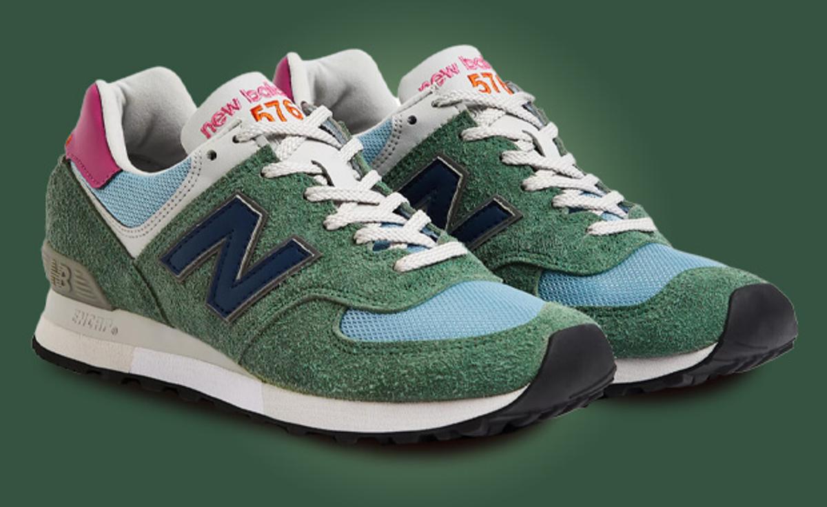 The New Balance 576 Made in UK 576 Gets Shaggy in Green