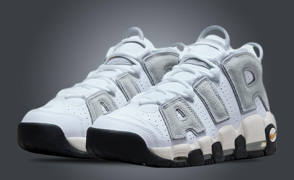 The Nike Air More Uptempo Photon Dust Grey Keeps It Clean And Simple