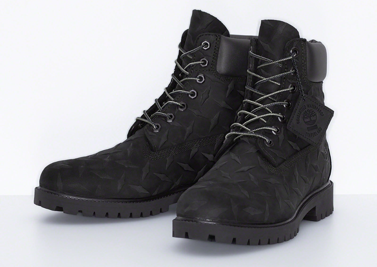 Supreme x Timberland 6" Waterproof Boot Black Angle