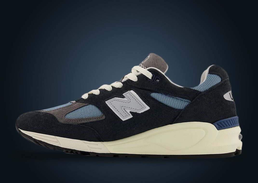 This New Balance 990v2 Made in USA by Teddy Santis Comes In Navy