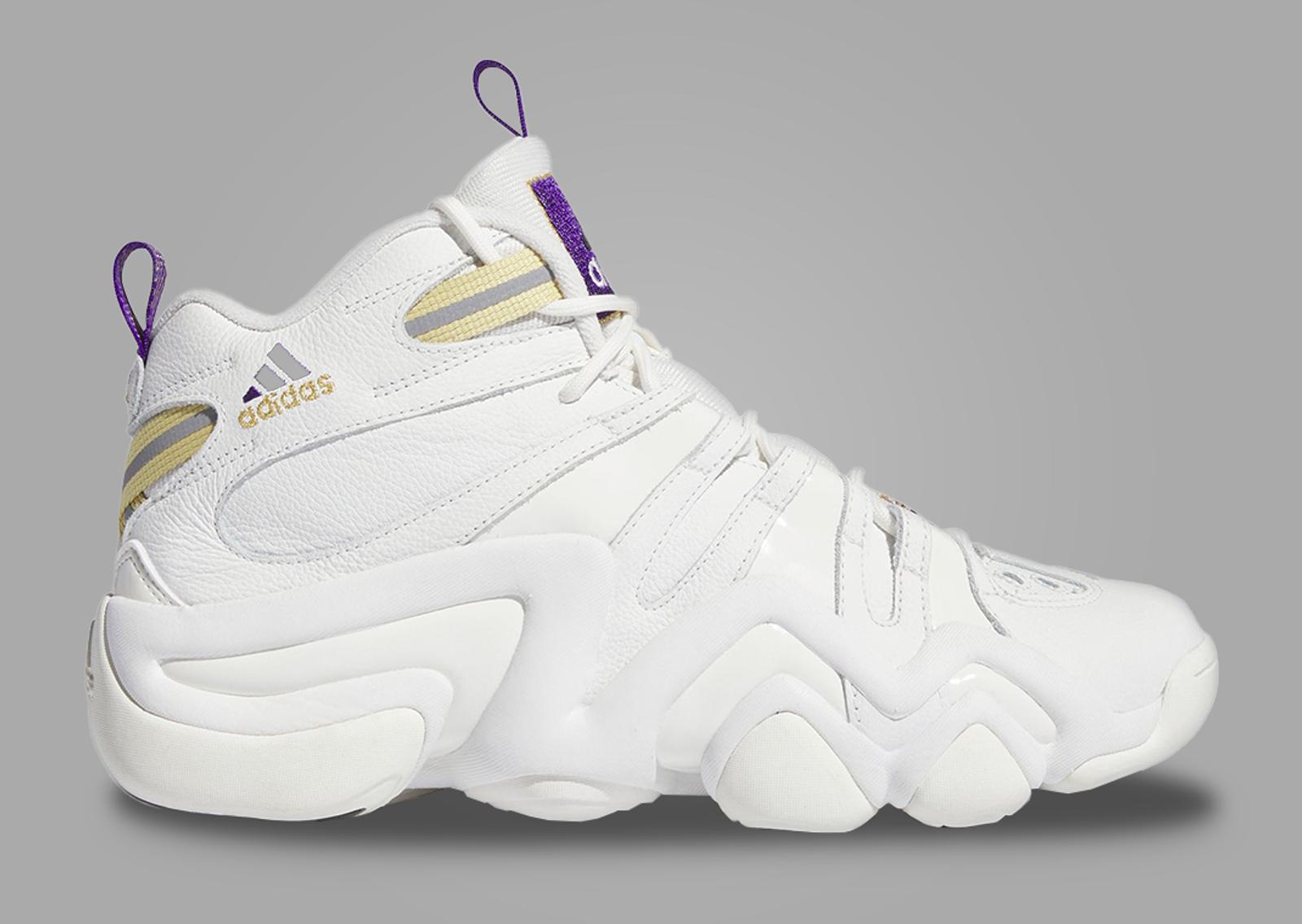 adidas Crazy 8 Lakers Core White Lateral