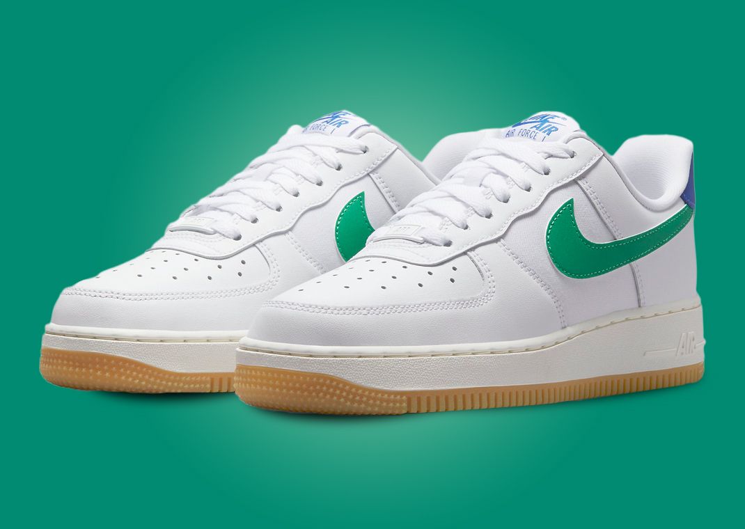 Air force 1 outlet green blue red