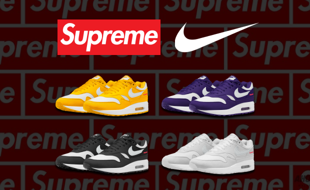 Supreme's Nike Air Max 1 Pack Releases March 2025