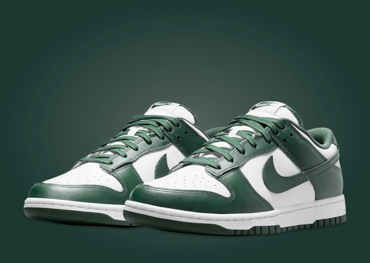 The Nike Dunk Low Michigan State Returns for Summer 2024