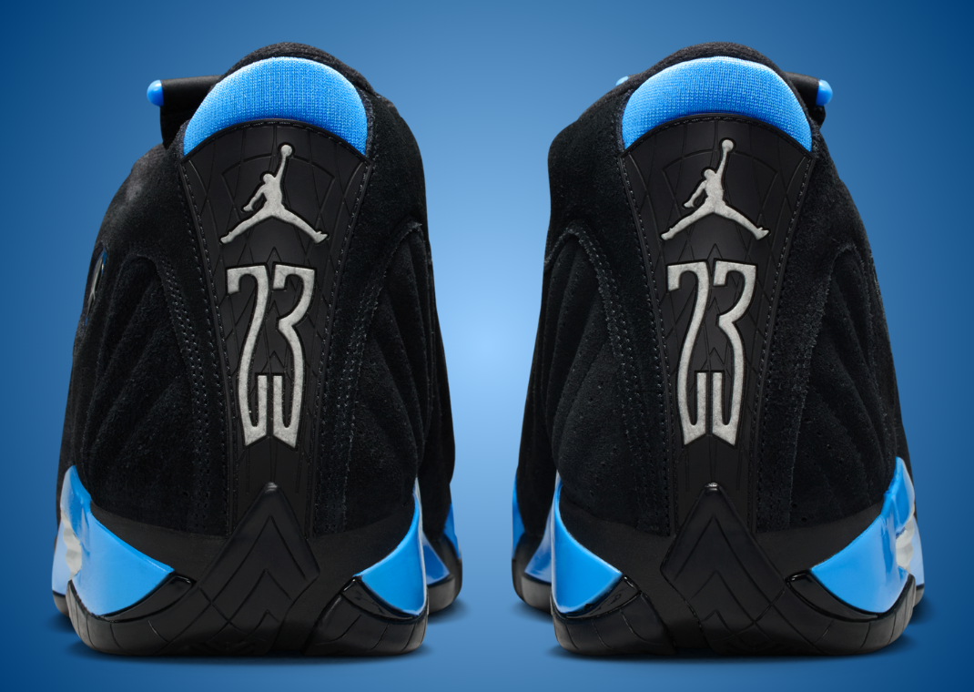 Official Look at the 2026 Air Jordan 14 Black University Blue display picture 1
