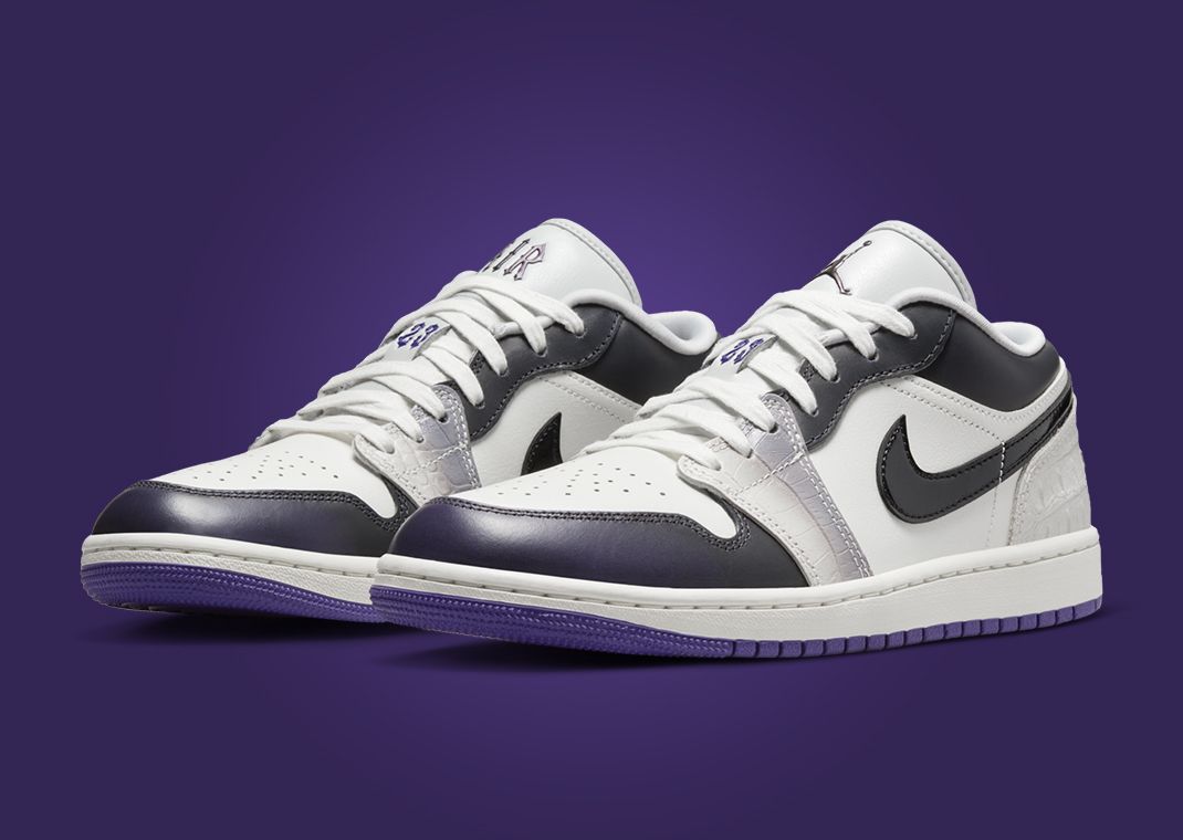 Jordan 1 low online purple chile