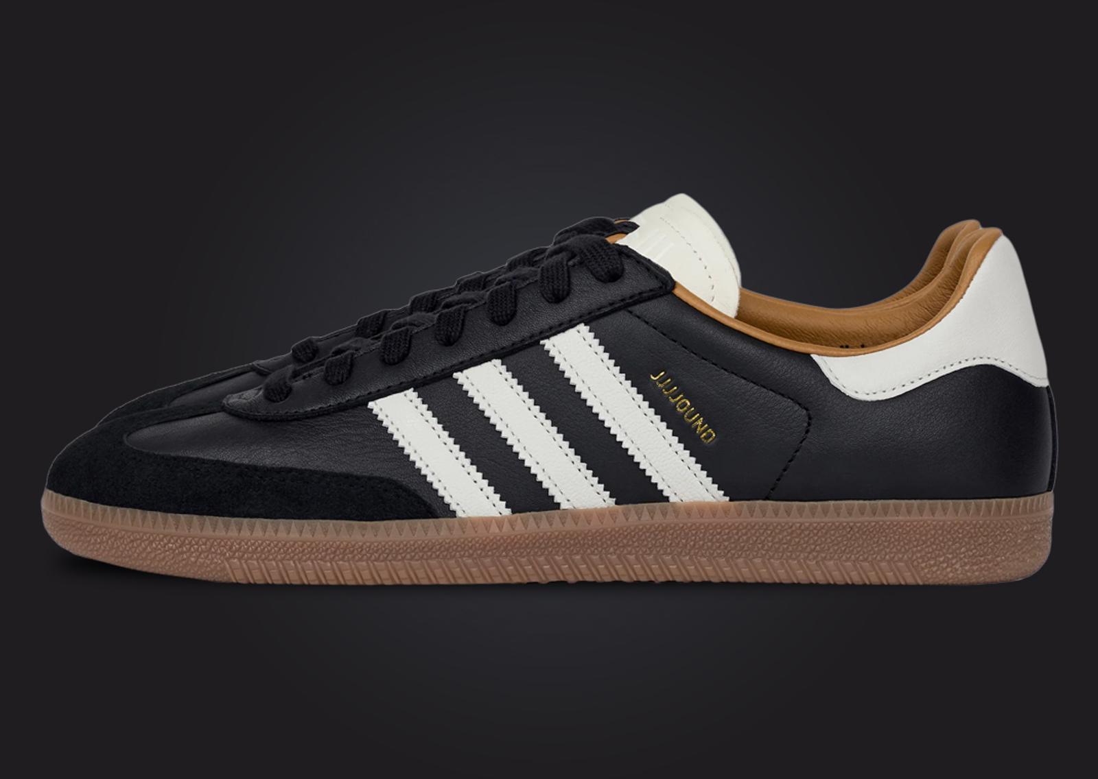 JJJJound x adidas Samba OG Made in Germany Core Black Off White Lateral