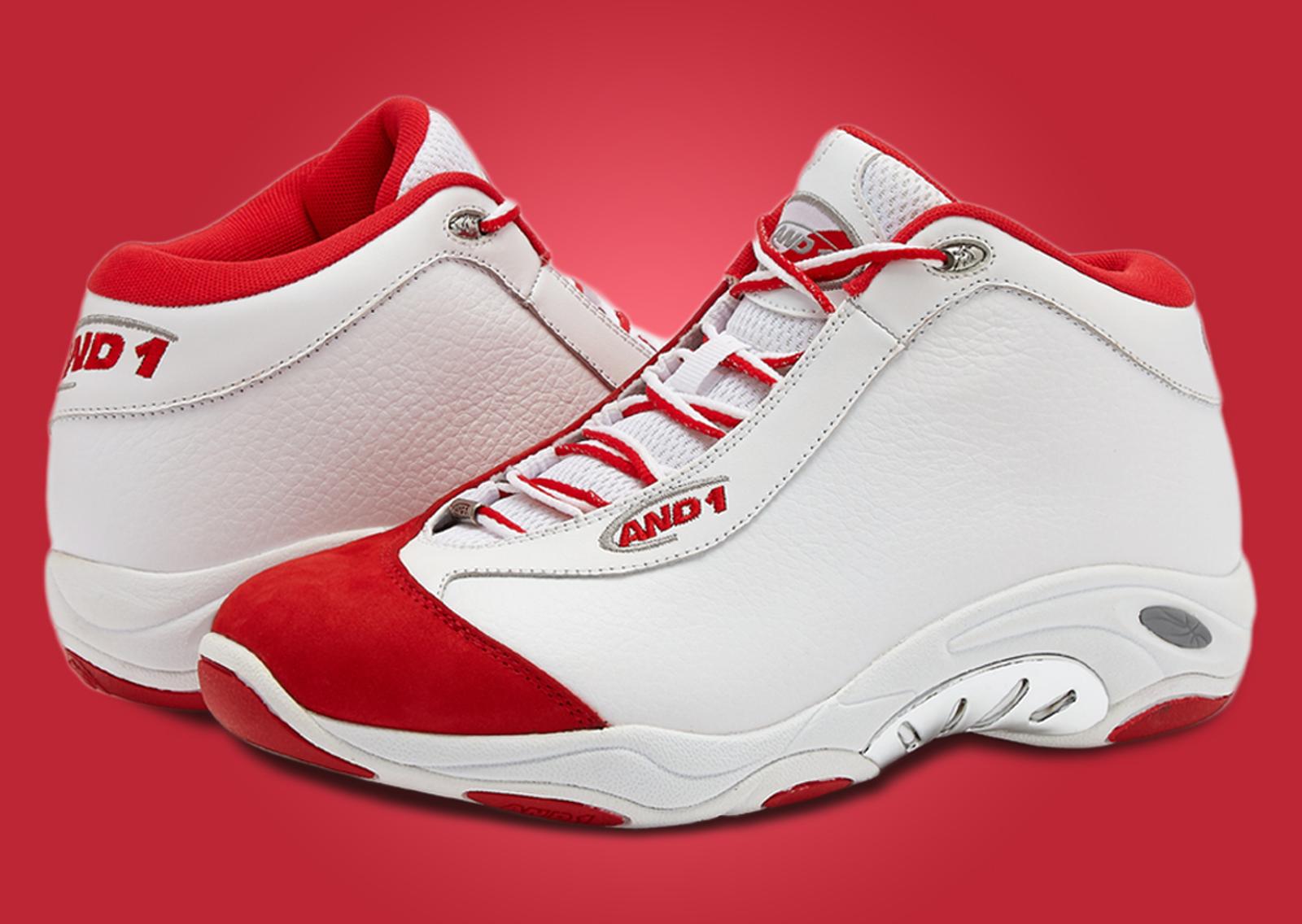 AND1 Tai Chi White Red Angle Pair