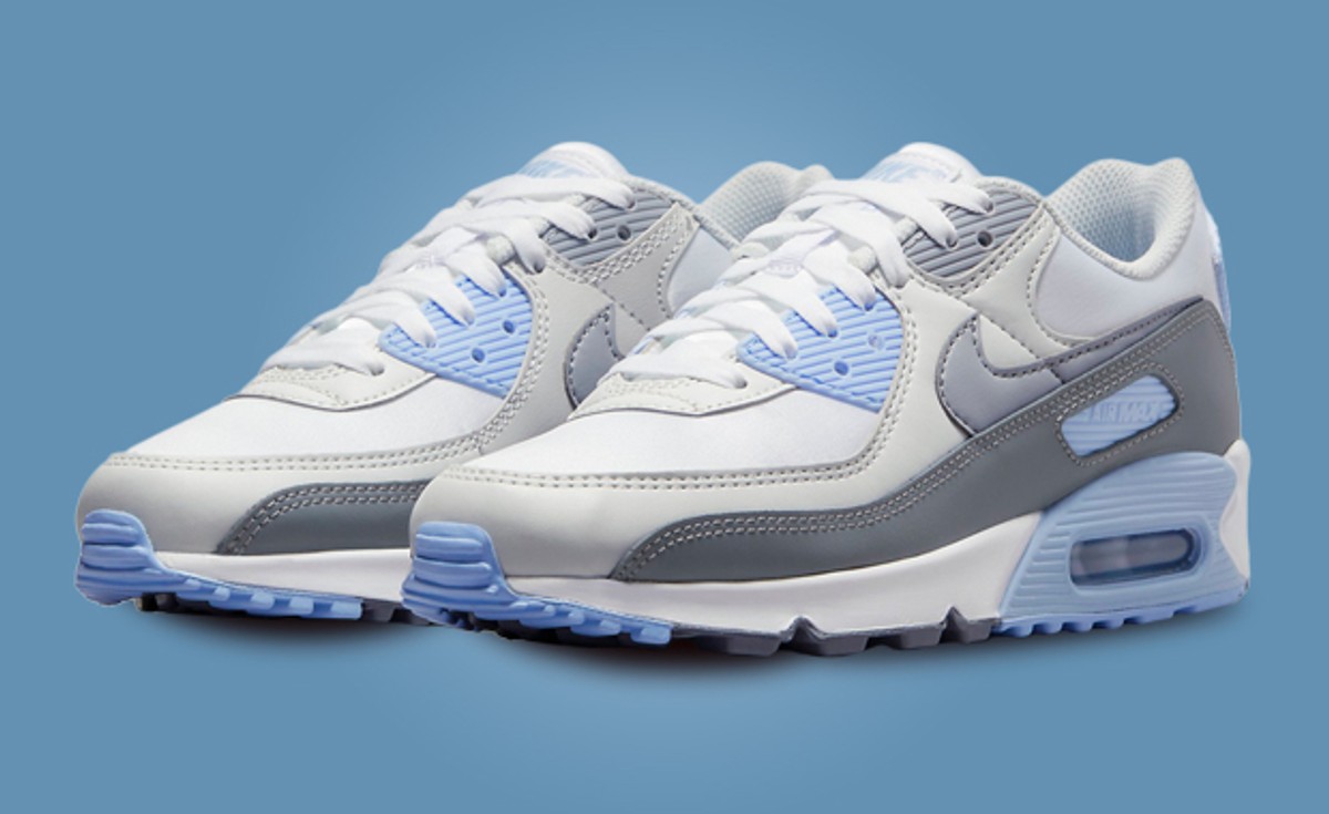 Wolf Grey And Cobalt Bliss Dress This Womens-Exclusive Nike Air Max 90