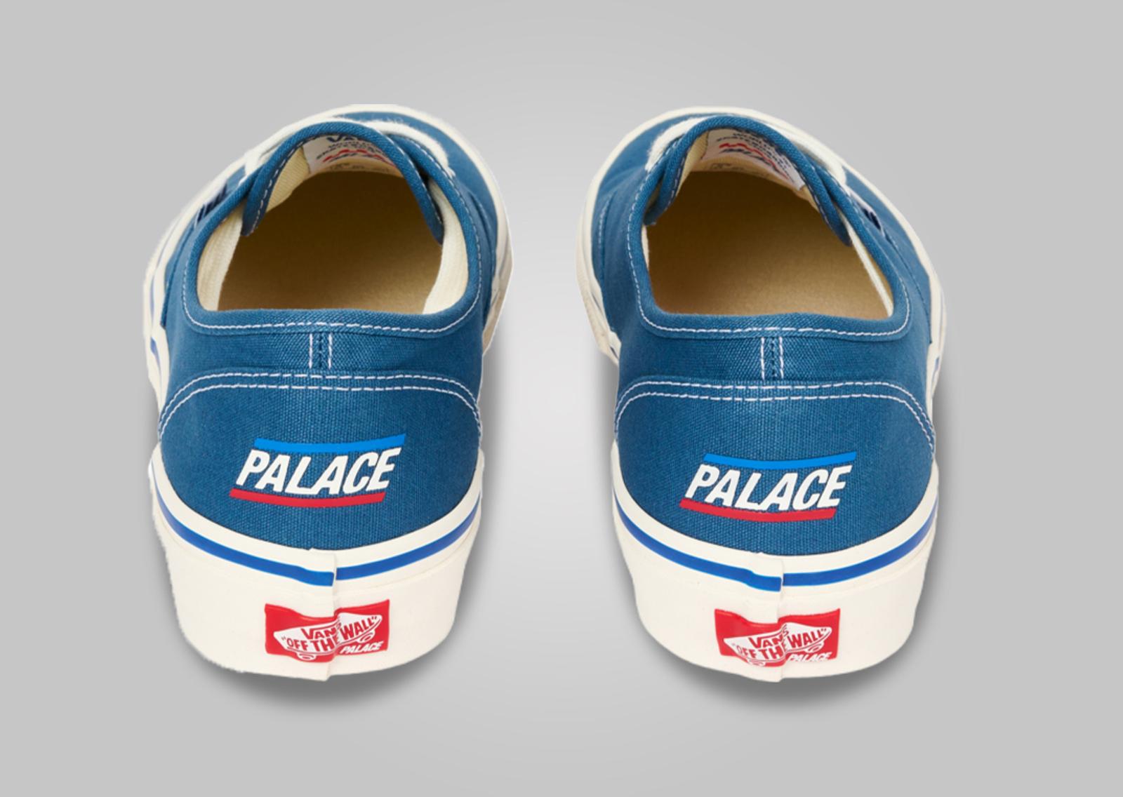 Palace Skateboards x Vans Authentic Navy Back