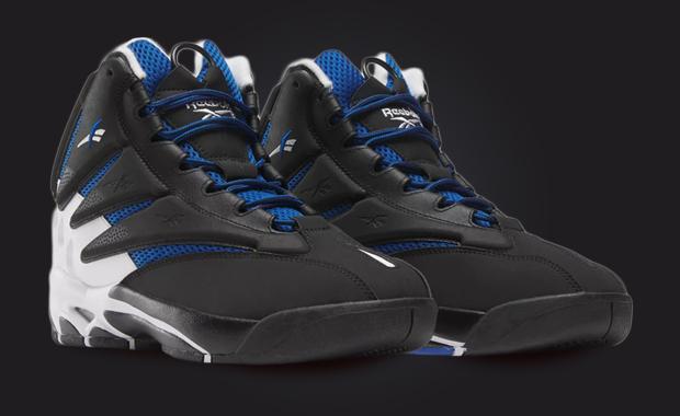 The Reebok The Blast is Back in Core Black Vector Blue