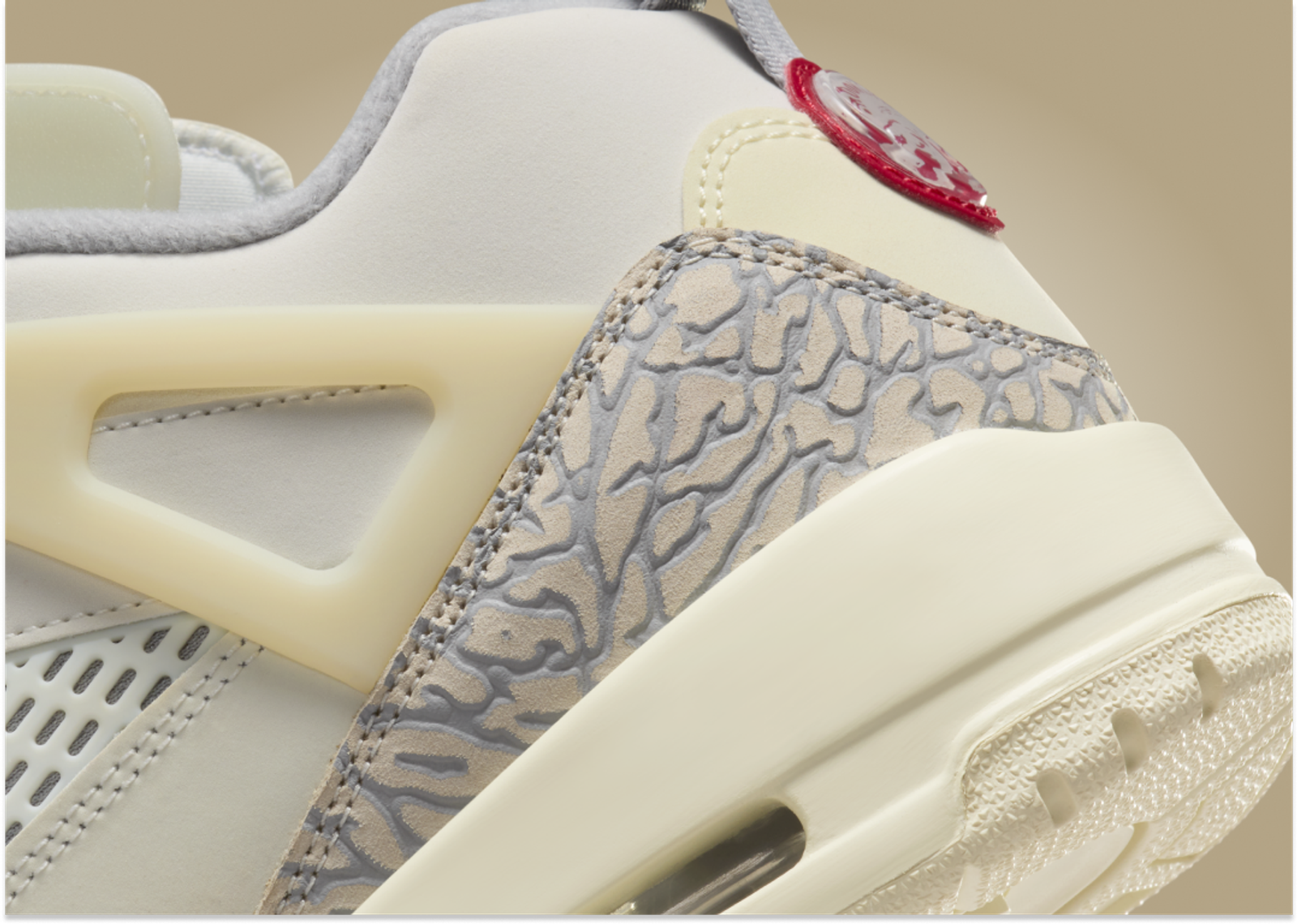 Jordan Spizike Low Sail Coconut Milk Heel