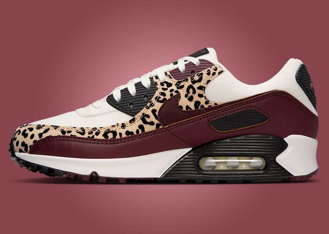 red and leopard air max