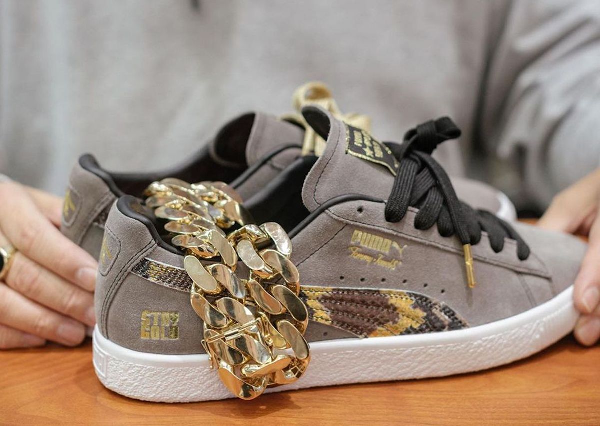 Tommy Jewels x Puma Clyde Stay Gold