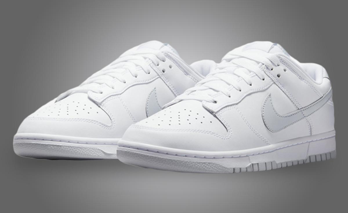 It Doesn't Get Any Cleaner Than The Nike Dunk Low White Pure Platinum