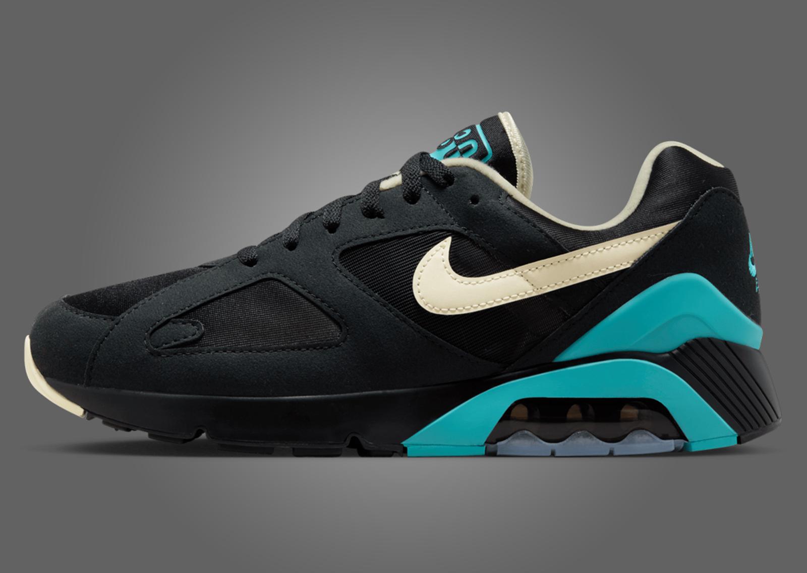 Nike Air 180 Black Dusty Cactus Lateral