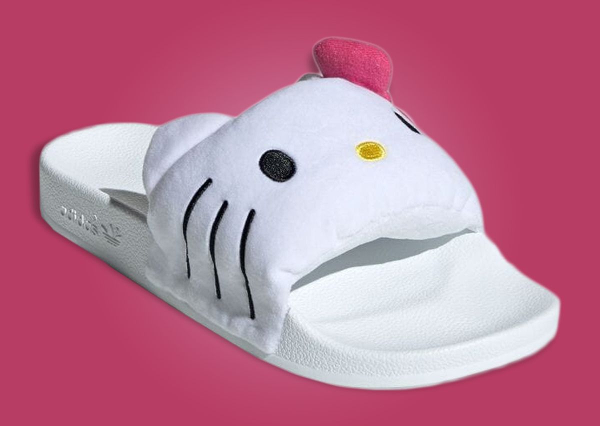 Hello Kitty x adidas Adilette Slide Angle