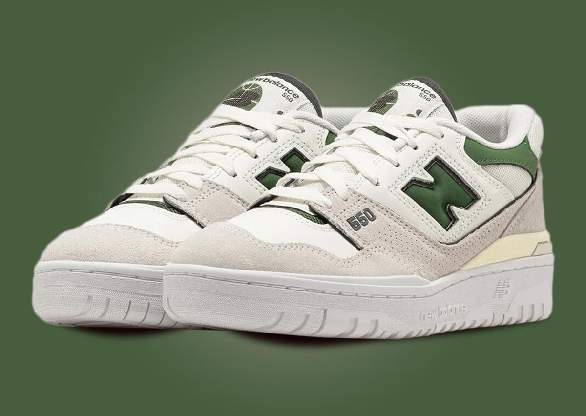 New balance 550 womens green Clearance