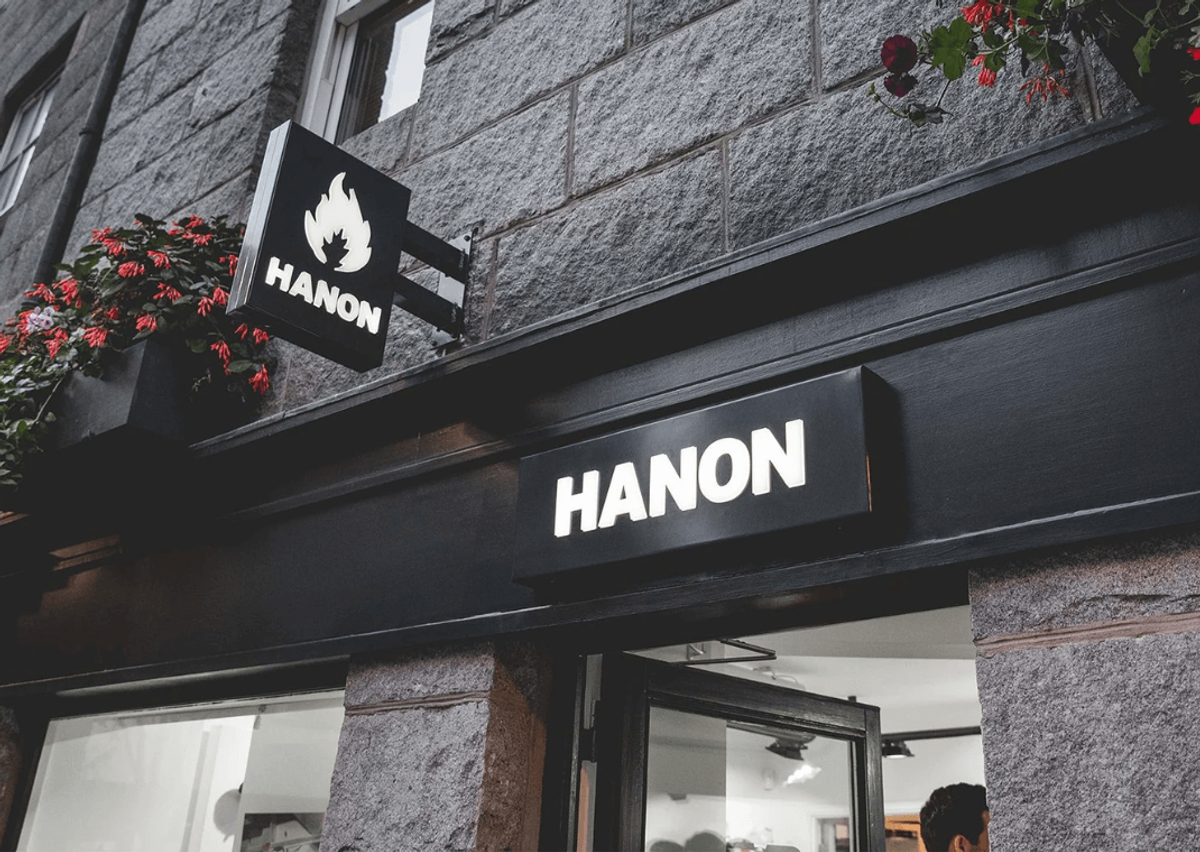 Hanon's Aberdeen Storefront (Image via 