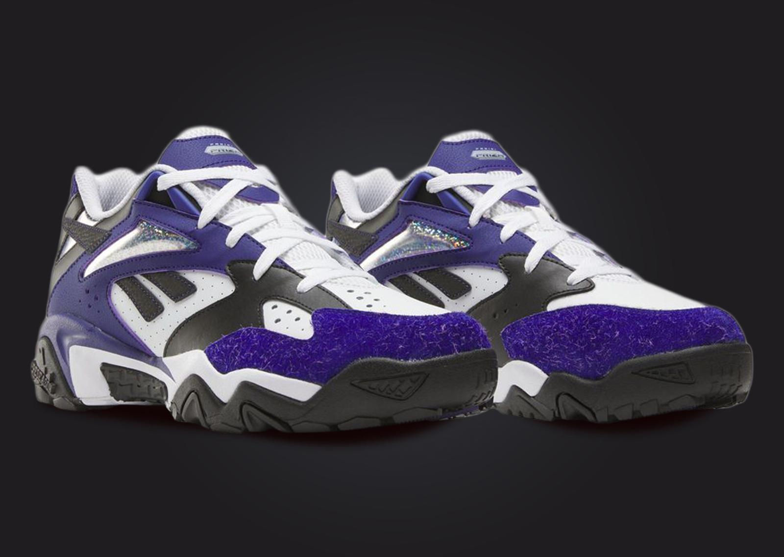 Panini x Reebok Preseason 94 Low Purple Prizm Angle