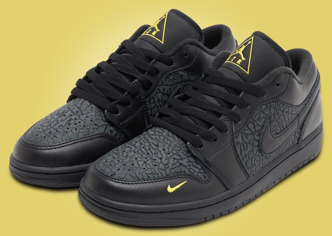 The Air Jordan 1 Low Black Elephant Flips the Script on a