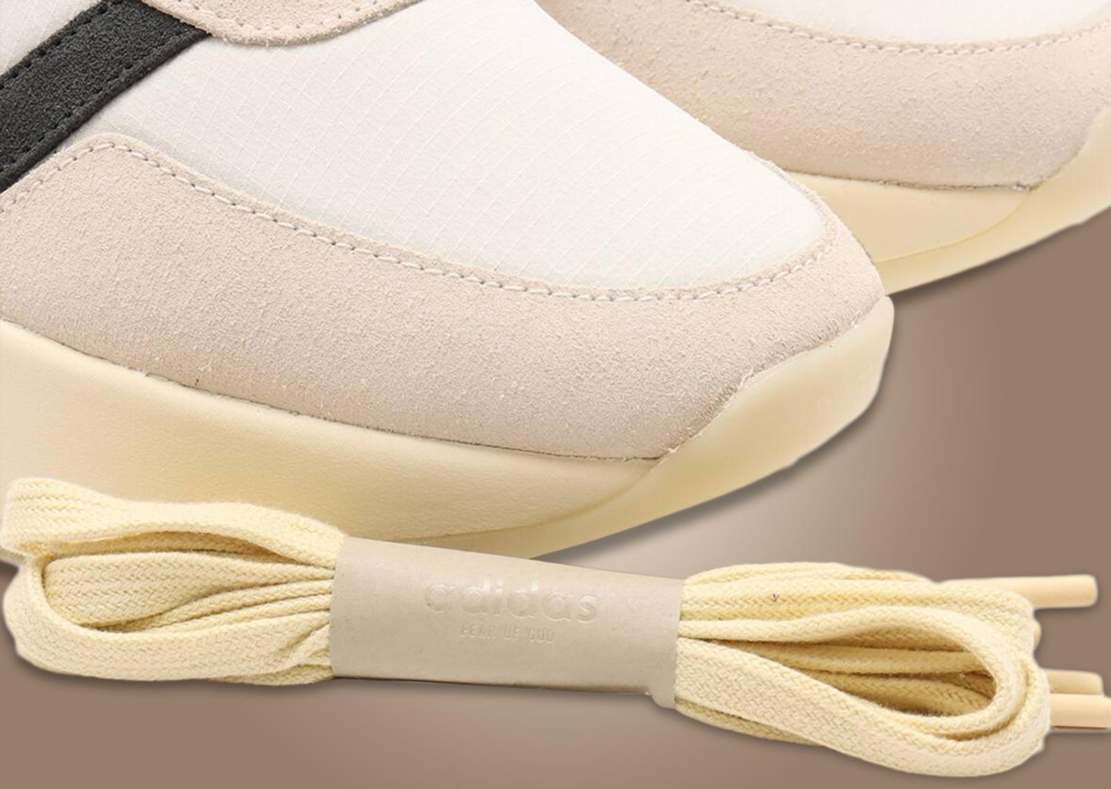 Fear Of God Athletics x adidas Los Angeles Runner Cream White Laces