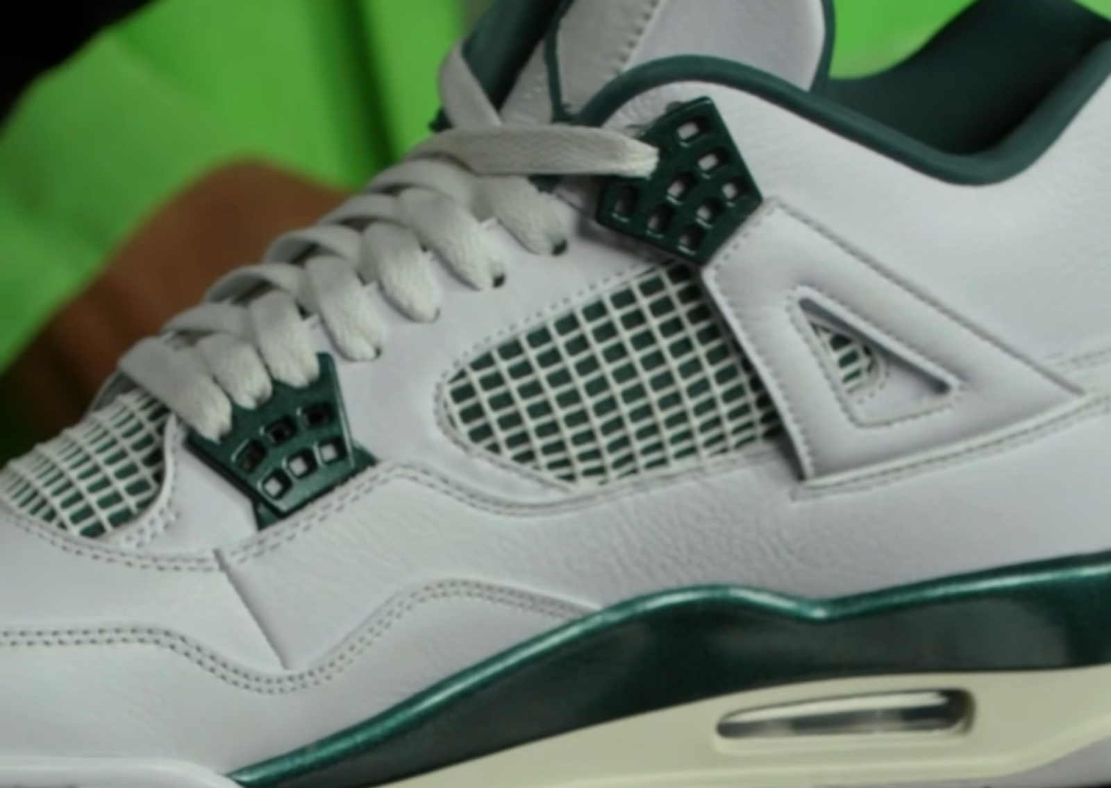 Air Jordan 4 Retro Oxidized Green Medial