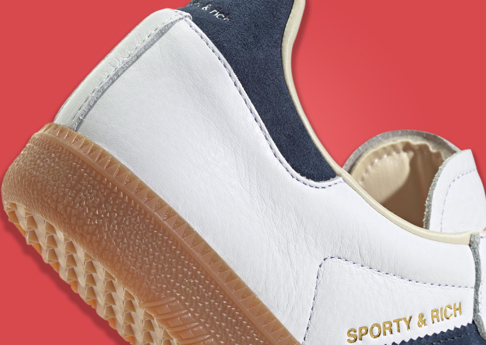 Sporty & Rich x adidas Samba OG USA Heel Detail