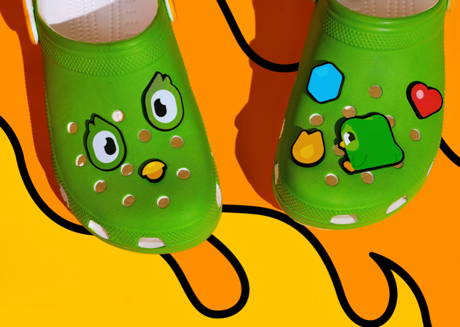 Duolingo x Crocs Classic Clog Toe