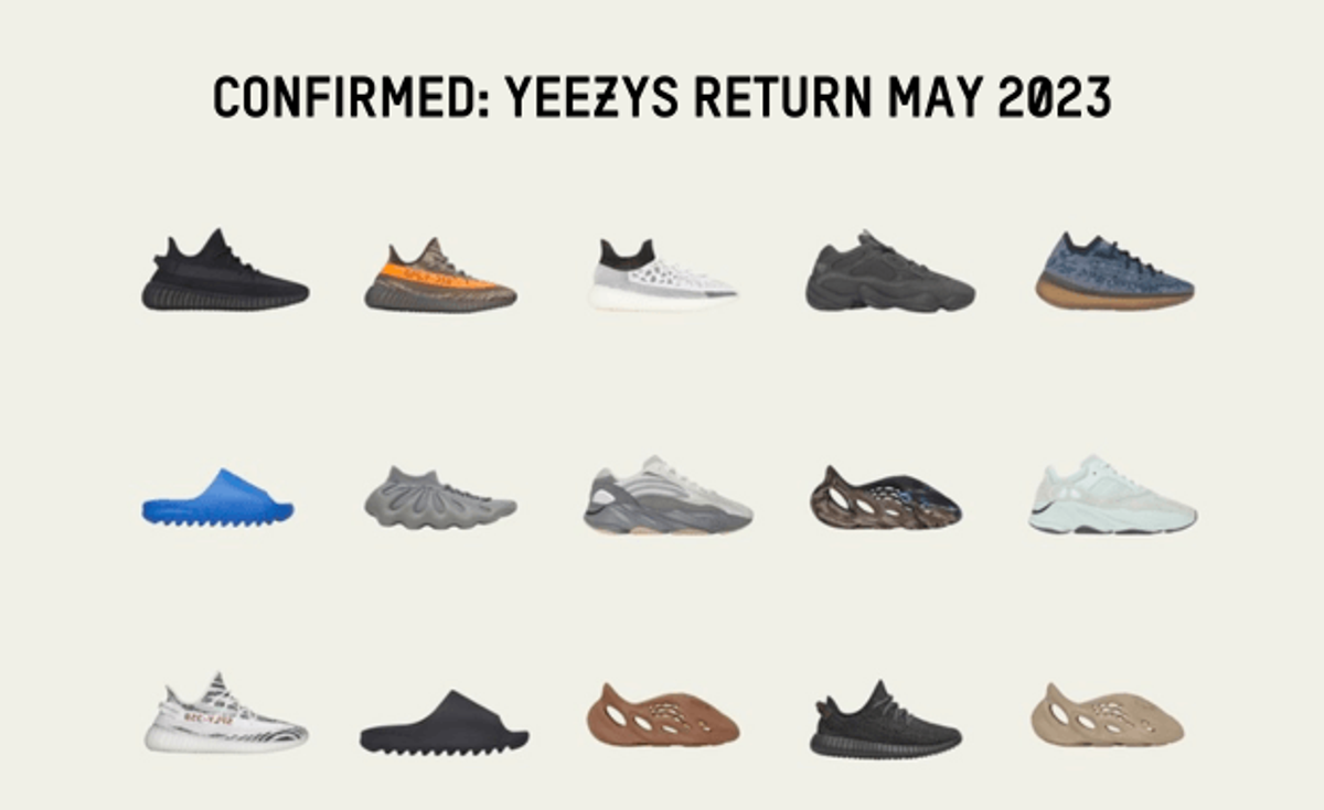 adidas Announces Yeezy Release Timeline and Charity Recipients