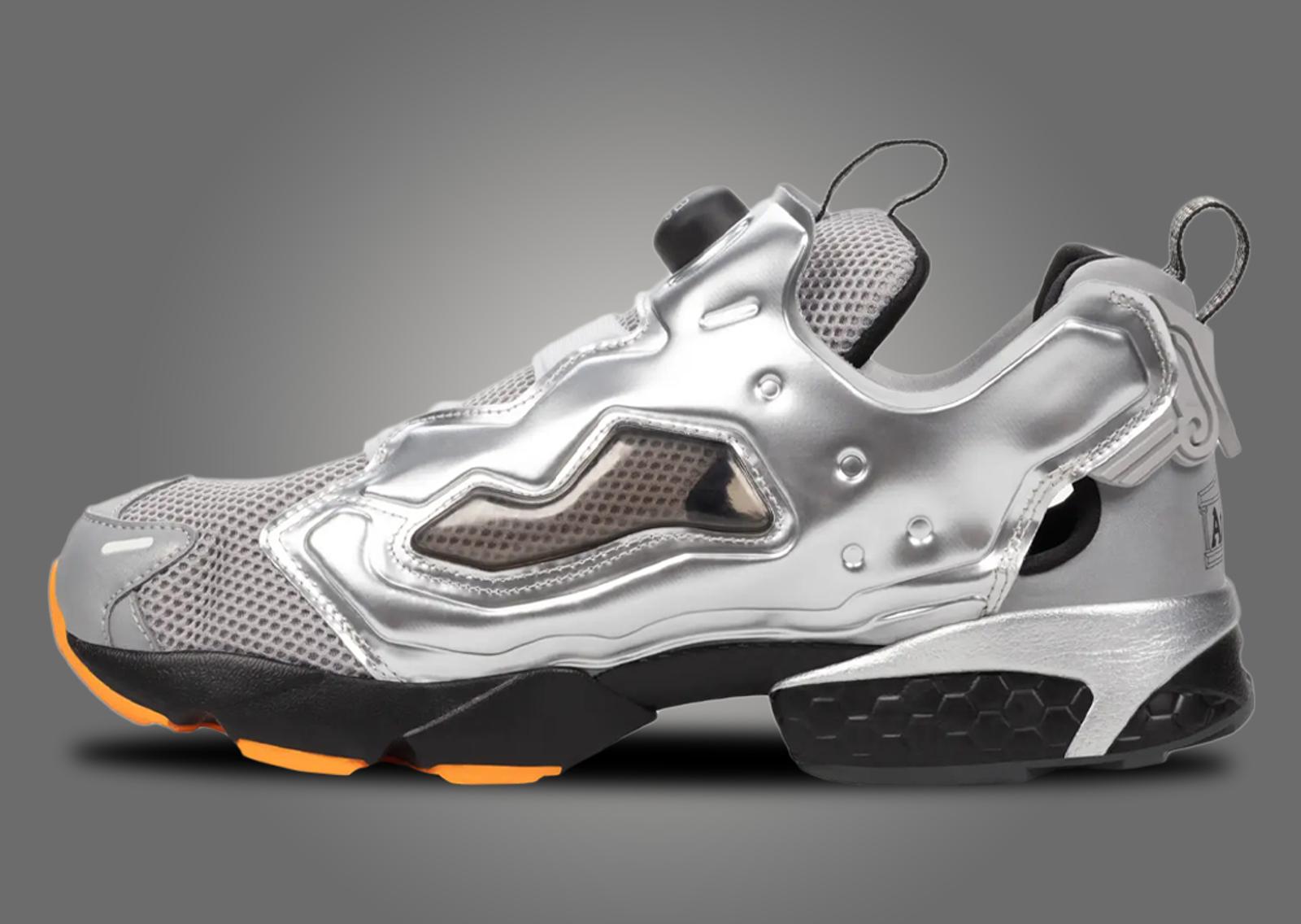 Aries x Reebok Instapump Fury 94 Metallic Silver Medial