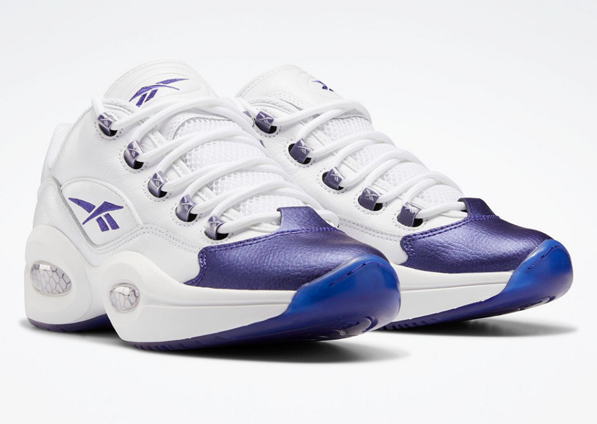 Allen Iverson s Reebok Question Low Gets A Purple Toe Makeover