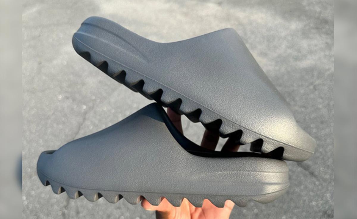 Smoke Grey Appears On This adidas Yeezy Slide