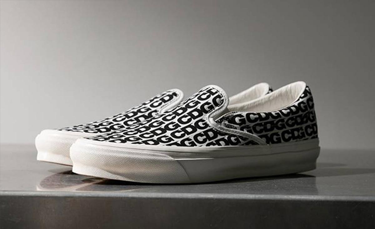 Commes des Garcons Collaborates On The Iconic Vans Slip-On