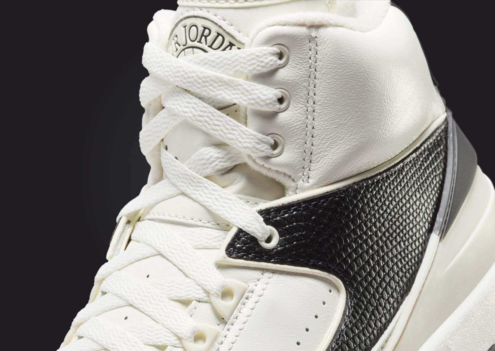 Air Jordan 2 Retro Sail (W) Tongue Detail