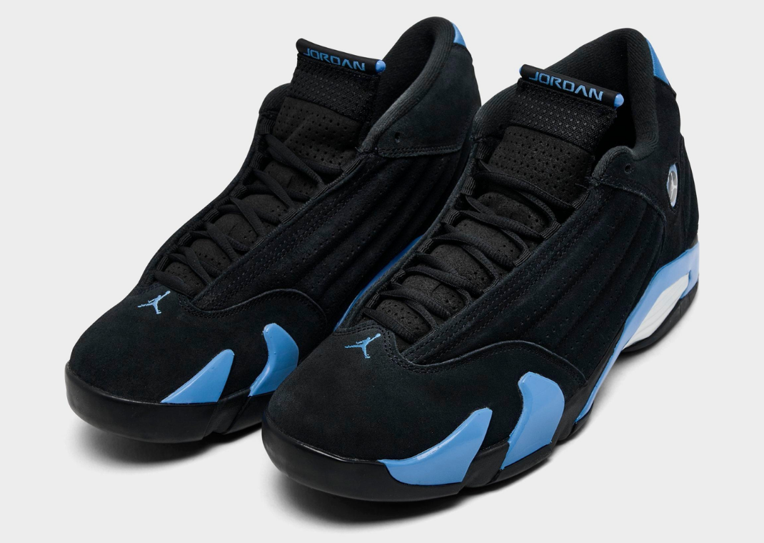 jordan 14 blue and grey