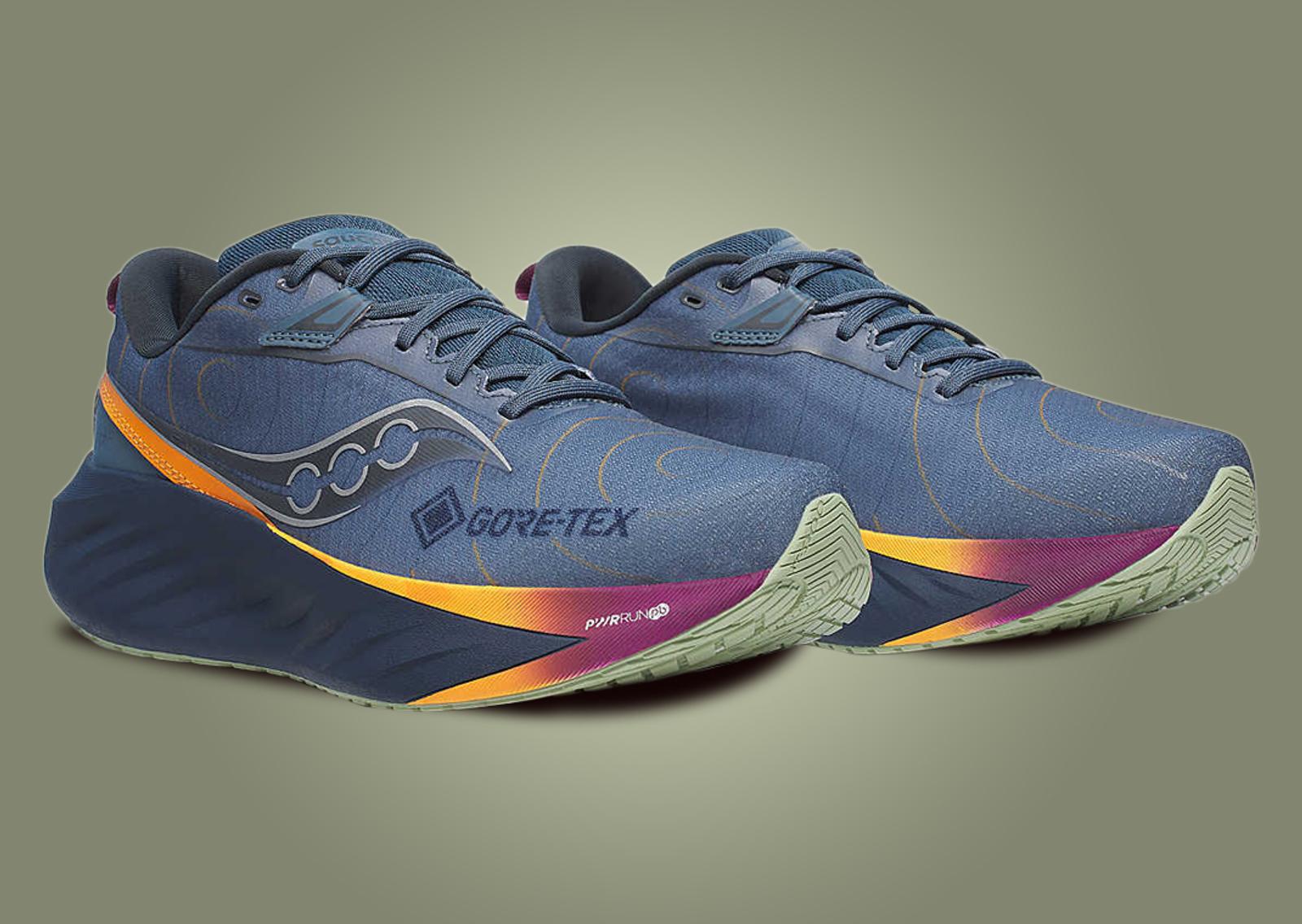 Saucony Triumph 22 GTX Mirage Angle