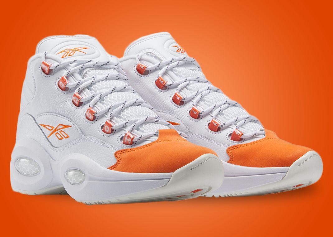 Orange Shades Accent This Reebok Question Mid