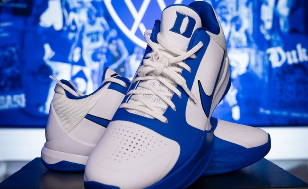 Nike Kobe 5 Protro Duke PE White