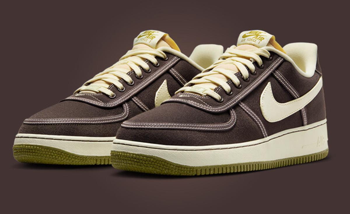 Baroque Brown Covers This Nike Air Force 1 Low Canvas