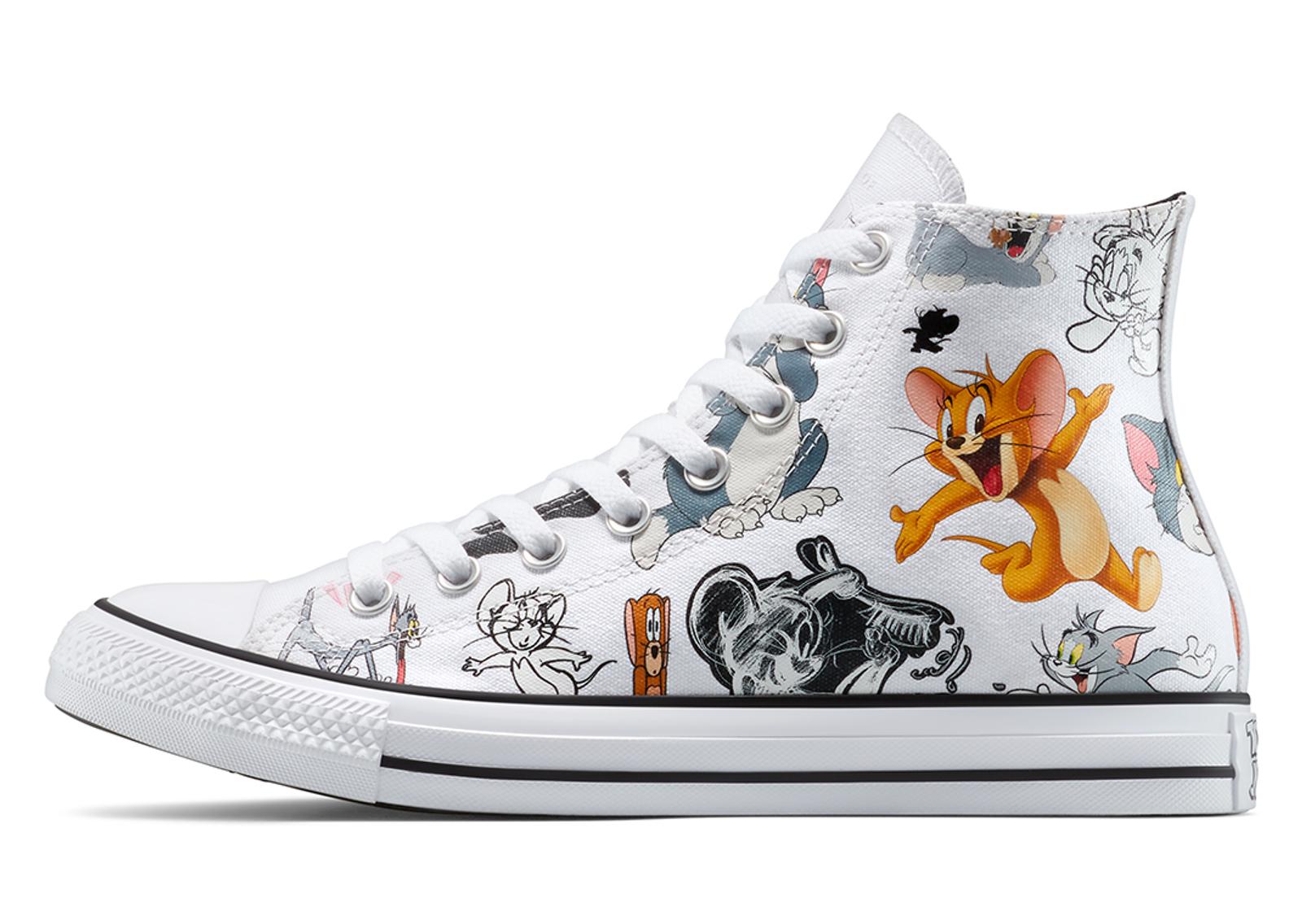 Tom & Jerry x Converse Chuck Taylor White Lateral