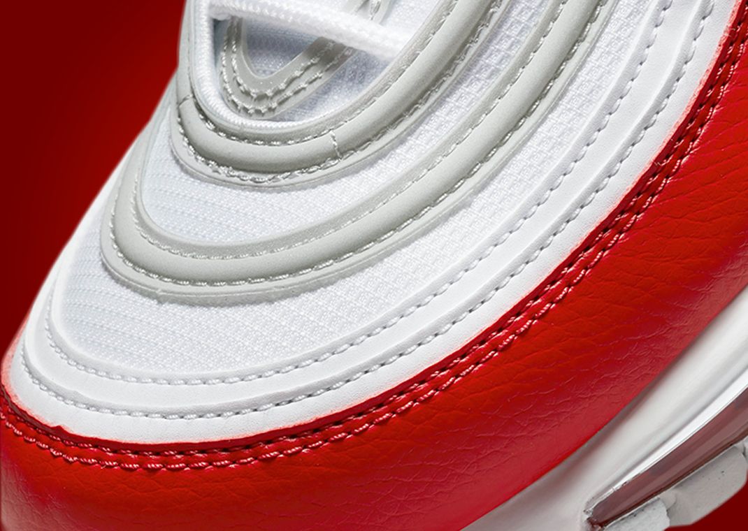 Nike air max on sale 97 white red line