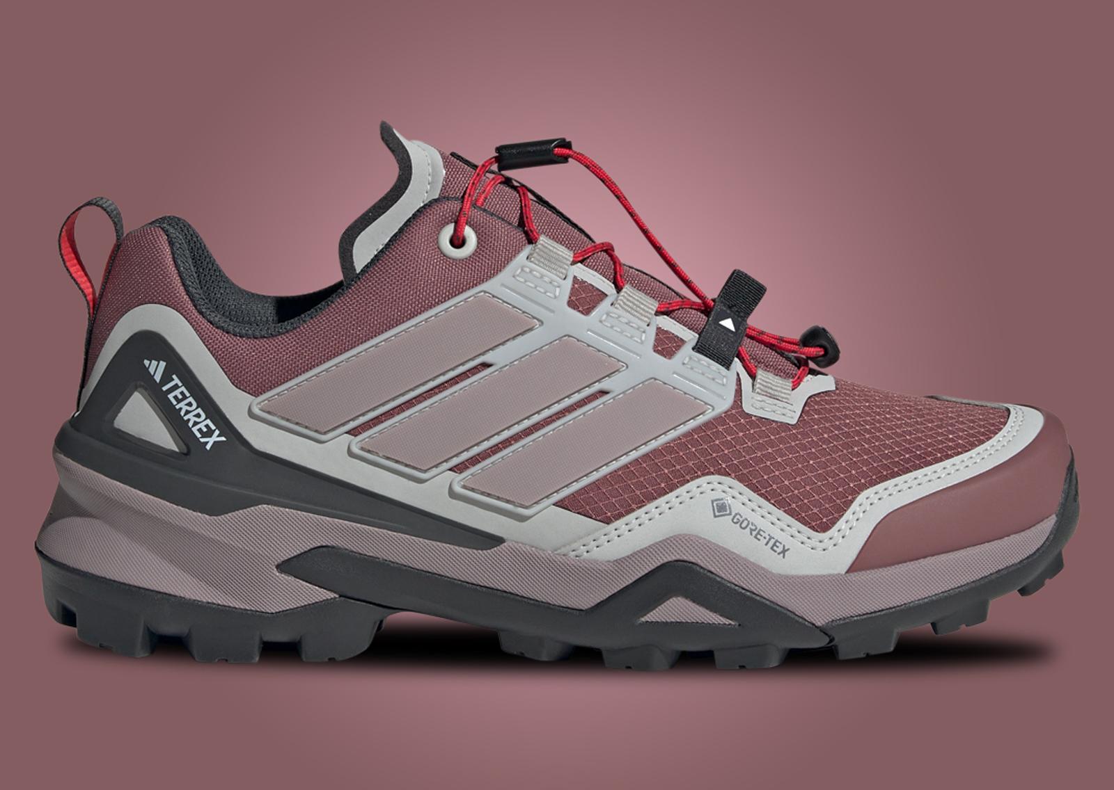 adidas Terrex Skychaser GORE-TEX Burgundy (W) Lateral